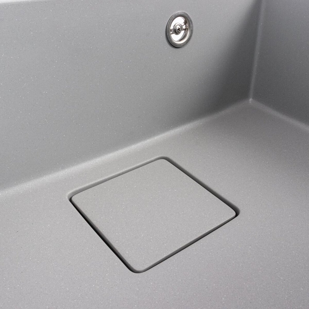 VALESO Кухонна мийка гранітна VALESO 6050 SHERLIT (сірий металік) Киев - изображение 6