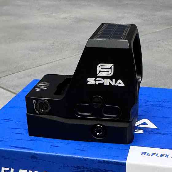 Прицел коллиматорный Spina Optics Scorner Pro 1x22x25 Tactical 3 MOA Solar Red Dot, IPX7 Solmir Киев