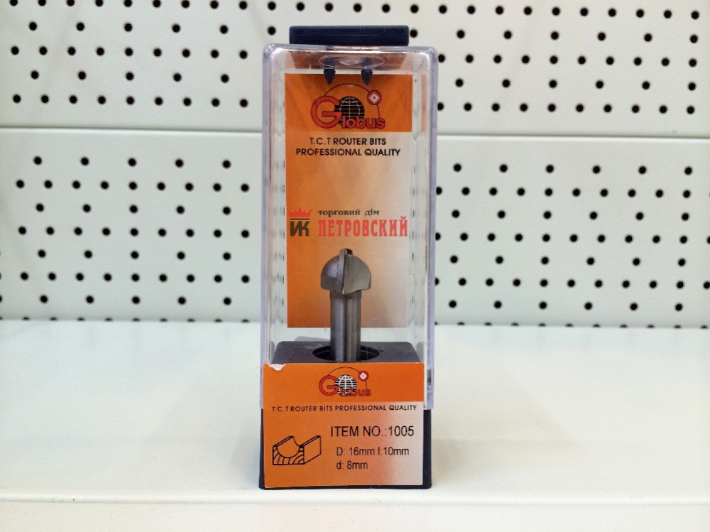 Фреза ГЛОБУС 1005 D16 пазовая галтельная Коломыя - изображение 2