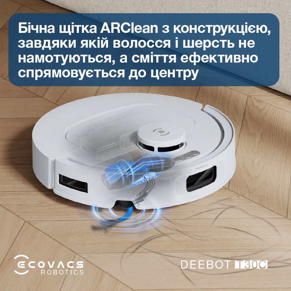 Робот-пилосос Ecovacs Deebot T30C White (DLX71) ( 17217 ) Харків - фото 18