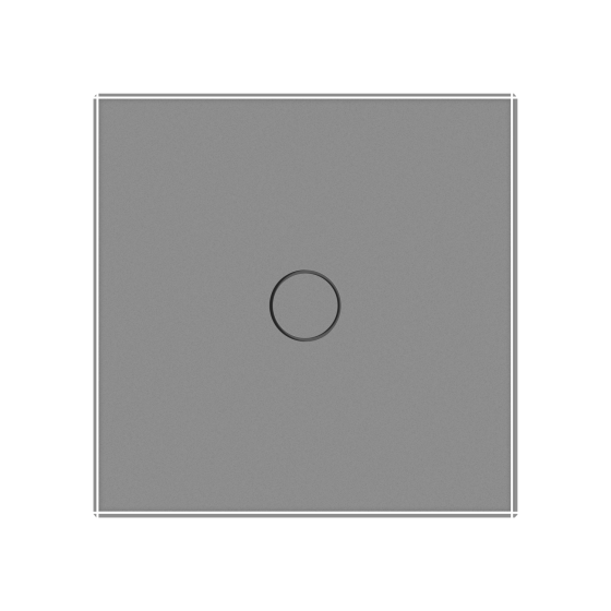 LIVOLO Комплект бездротовий сенсорний вимикач + розумний вимикач (реле) Livolo сірий скло (VL- Коломия