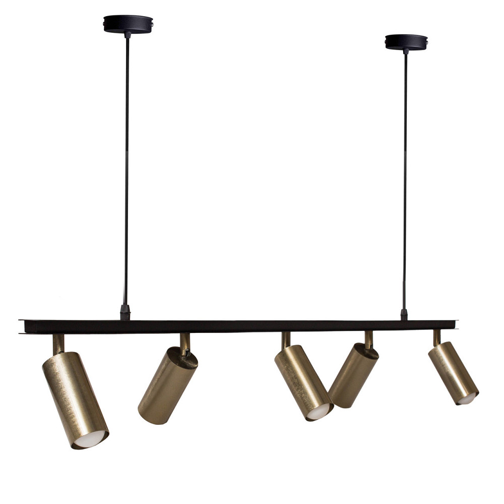 Светильник цилиндры на подвесе Е27-5 Tube NL 2450-5 BK+BN Киев - изображение 1