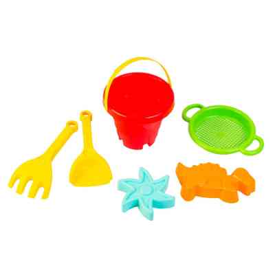 Іграшка для піску Tigres Башта 6 елементів червоний (39284) Вінниця