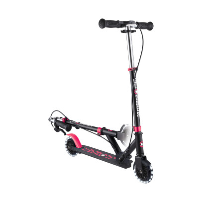 Самокат Globber Flow Element Junior Lights LED, чорно-рожевий (729-110) Винница - изображение 2