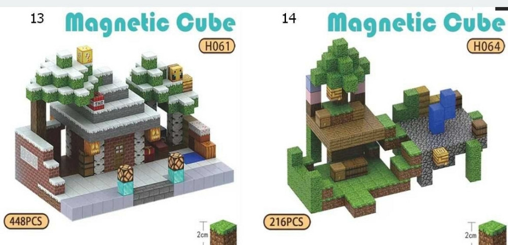 КАЧЕСТВЕННЫЙ Магнитный конструктор МАЙНКРАФТ из блоков MINECRAFT ТРЕНД 2025. Харьков - изображение 15