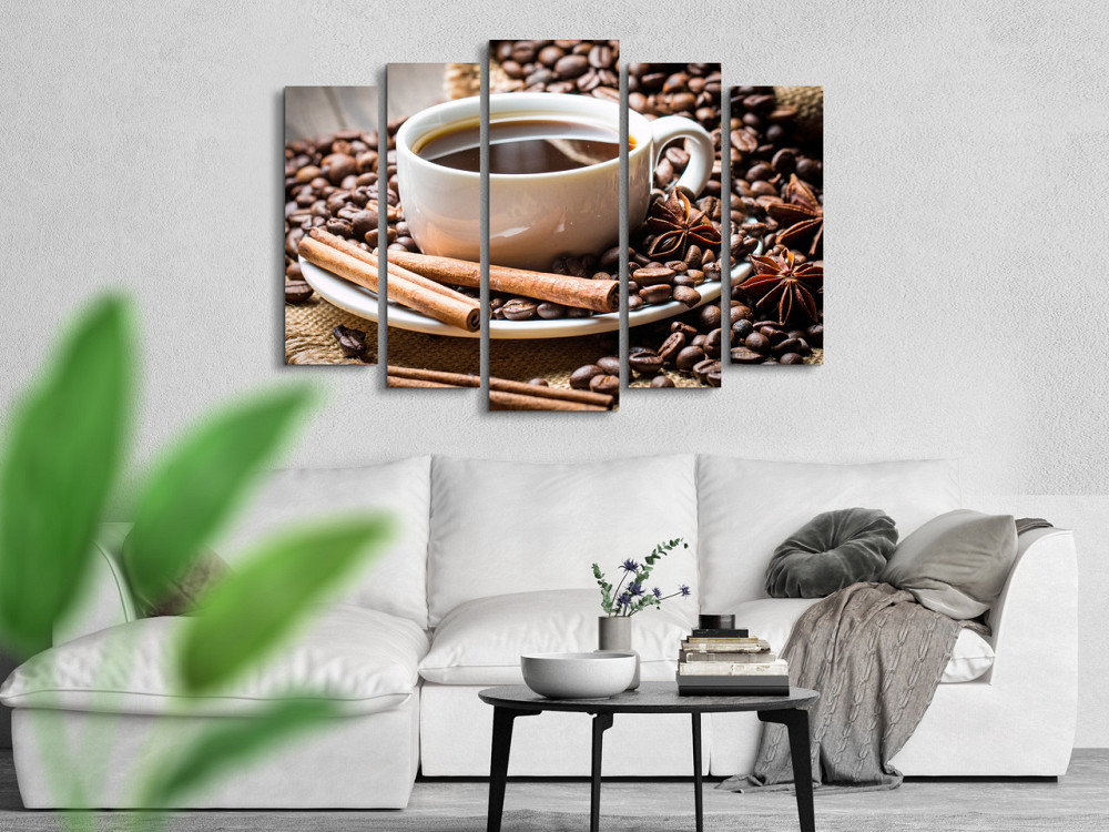Модульная картина Кофе Art-343_5 ( 80х118см ) Киев - изображение 2