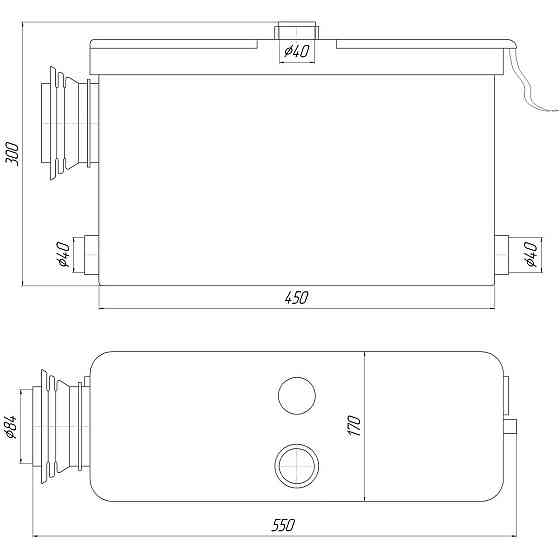 Канализационная установка VOLKS pumpe WC500-2 (000018981) Киев