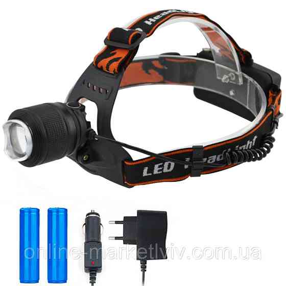 Фонарь налобный BL-2199-T6,с фокусировкой SBR Киев