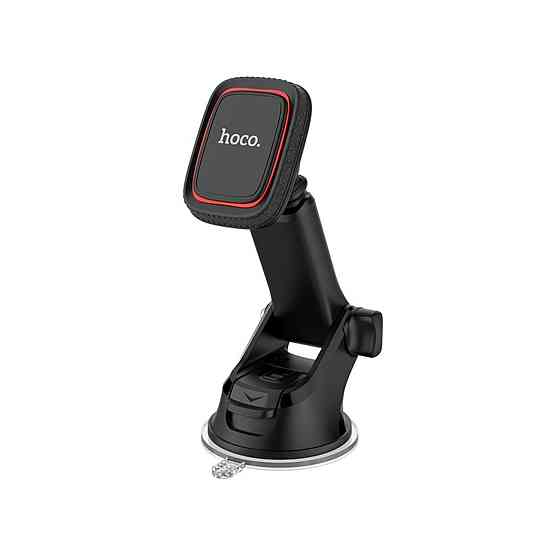 Тримач для мобільного HOCO CA42 Cool Journey in-car dashboard holder with stretch rod Black/Red Київ