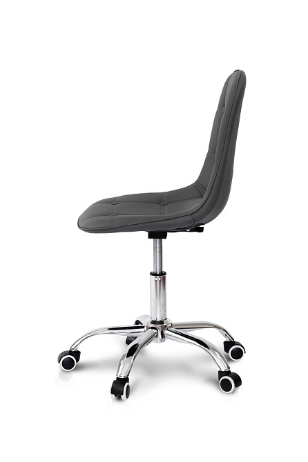 Стілець офісний Марсель, шкірзам сірий Киев - изображение 2