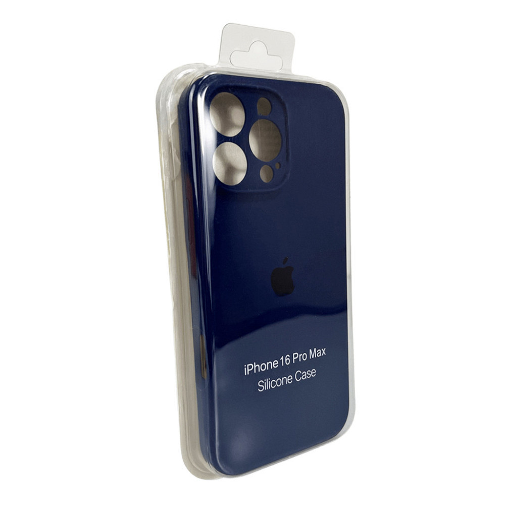 Чохол для смартфона Silicone Full Case AA Camera Protect for Apple iPhone 16 Pro Max 39,Navy Blue Київ - фото 2