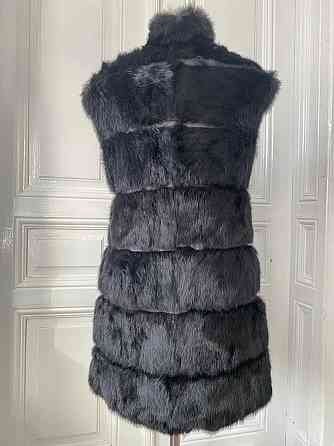 Жилетка жіноча з хутра кролика подовжена 48 р. Коломыя