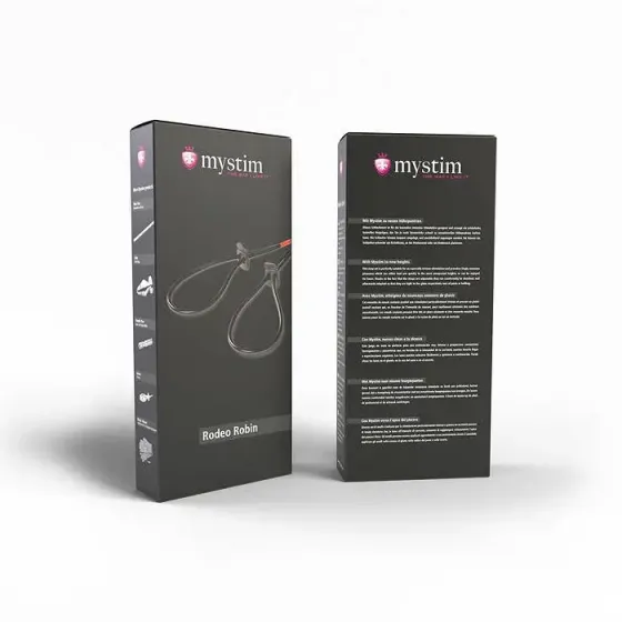 Утяжка для пеніса Mystim Rodeo Robin, пара силіконових струмопровідних ласо Львів