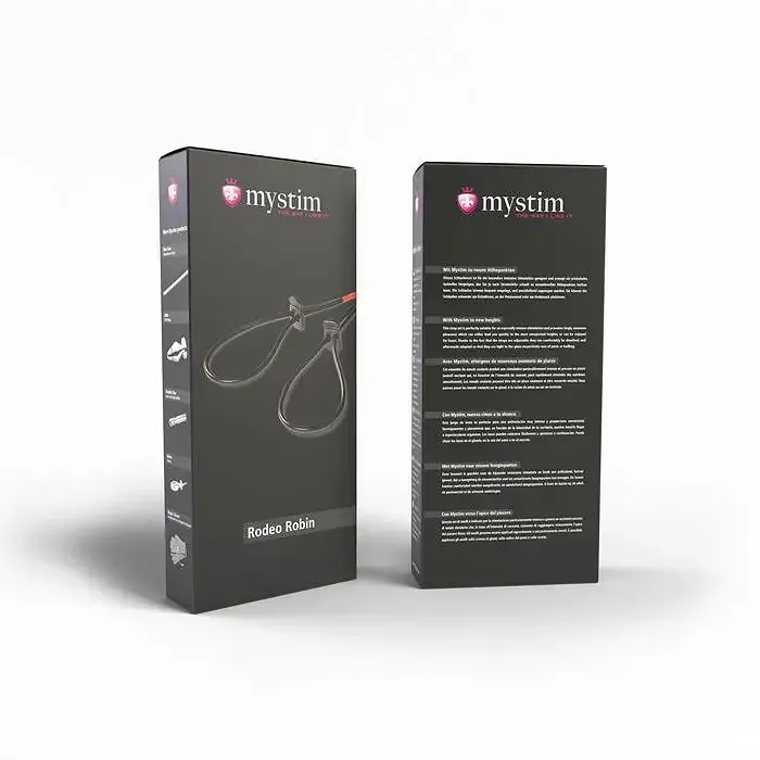 Утяжка для пеніса Mystim Rodeo Robin, пара силіконових струмопровідних ласо Львів - фото 3