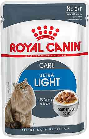 Роуал Canin Ultra Light Gravy (Роял Канін Ультра Лайт Кер) вологий корм для котів, який важить понад 12 місяців 0,05 кілограма. Запоріжжя