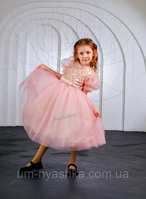 Рожева пишна сукня з блискітками Кривий Ріг - фото 7