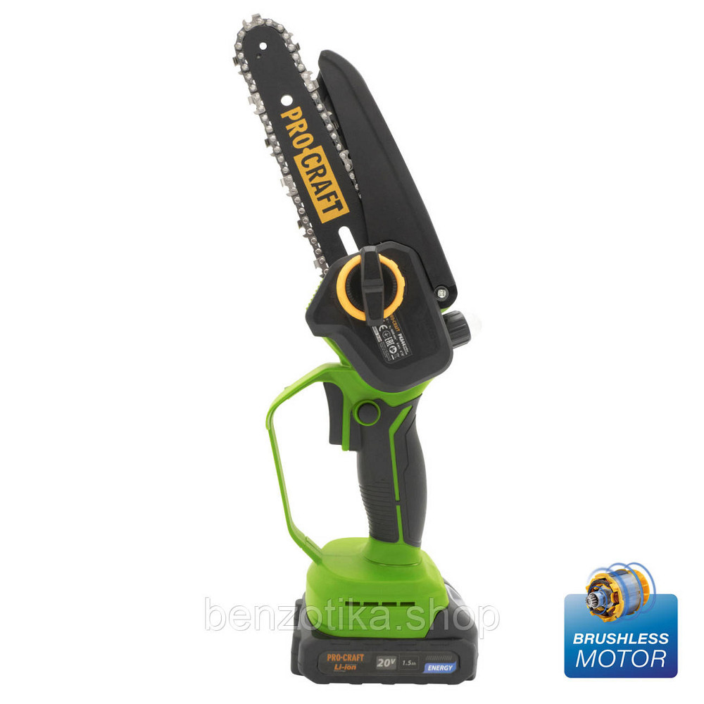 Акумуляторна міні пила Procraft PKA44 21V – компактна електропила з 1 АКБ для саду, дачі Київ - фото 1