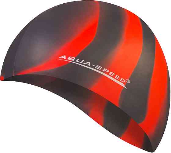 Шапочка для плавания Aqua Speed BUNT113 (red) Вишнёвое