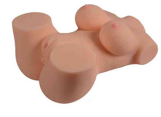 Реалистичное тело-торс Anica Solid Silicone Sexy Doll   L анус-вагина без вибрации телесный Sex Aura Киев
