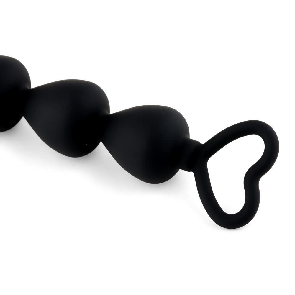 Анальная цепочка - Anal Beads Heart Black Sex Aura Киев - изображение 4