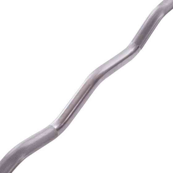 Штанга фіксована вигнута поліуретанова Zelart 2690-25 довжина 106 см 25 кг Київ