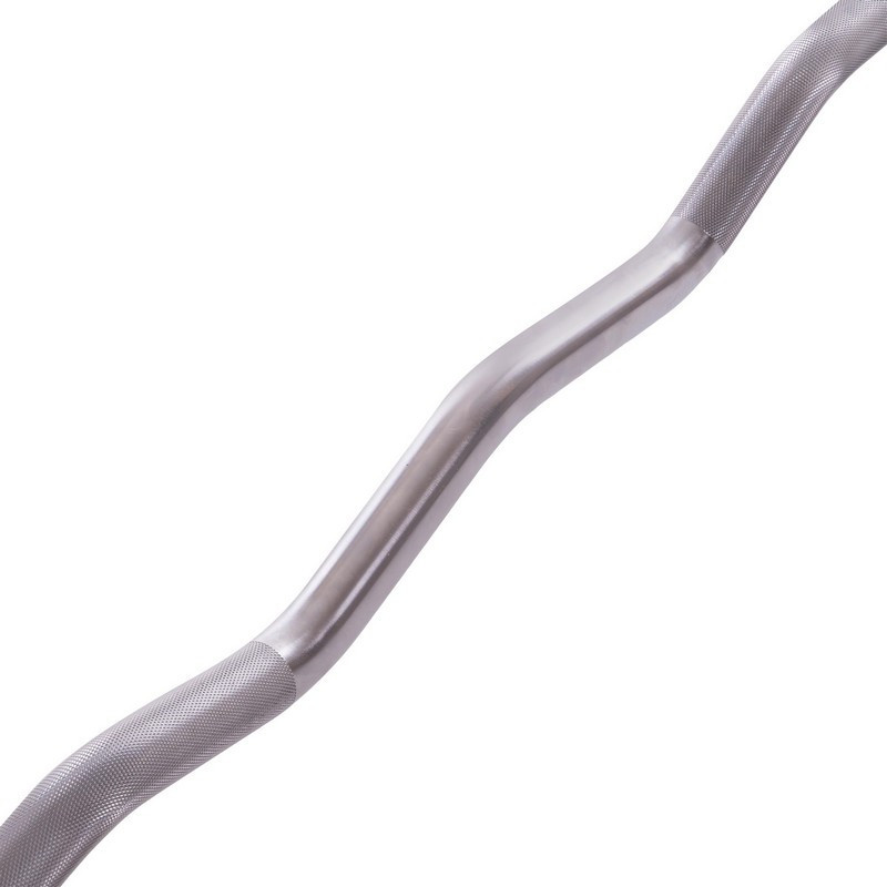 Штанга фіксована вигнута поліуретанова Zelart 2690-25 довжина 106 см 25 кг Київ - фото 5