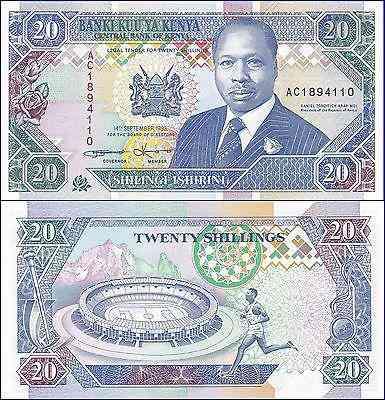 Kenya Кения - 20 Shillings 1993 UNC Полтава