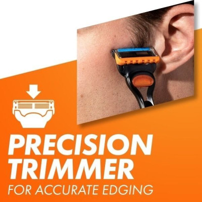 Набор косметики Gillette Станок Fusion5 с 1 сменным картриджем + Гель для бритья Fusion для чувствительной кожи 200 мл (8006530032605) Винница - изображение 3