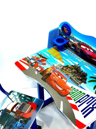 Детская парта регулируемая Тачки / Письменный стол и стул с регулируемой высотой Коломыя