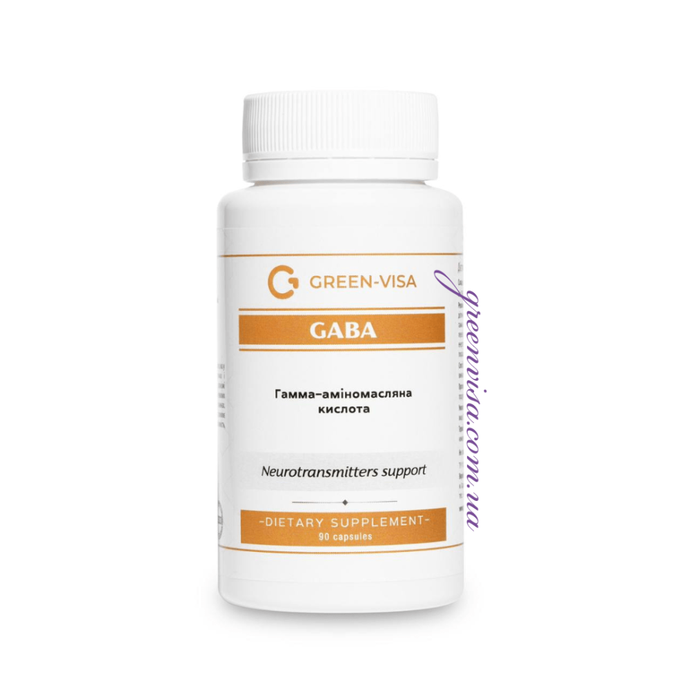 Грин-Виза GABA гамма-аминомасляная кислота 500мг 90 капсул Киев - изображение 1
