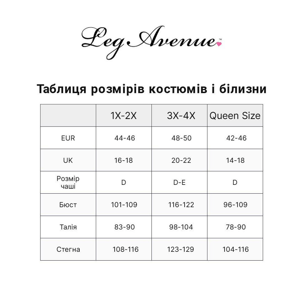 Костюм медсестри Leg Avenue Nightshift Nurse XL/XXL, сукня, трусики, шапочка Sex Aura Київ - фото 3