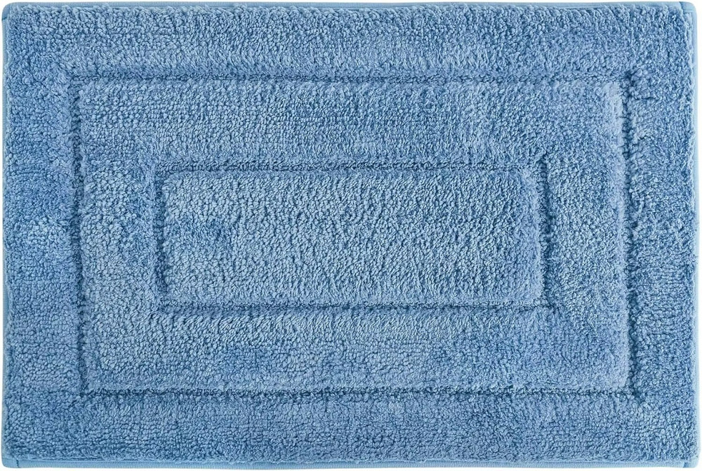 Килимок для ванної кімнати і душа килимок для ніг в душову, мікрофібра, атискользящий розмір 40х60 см, блакитний Кам'янець-Подільський - фото 4