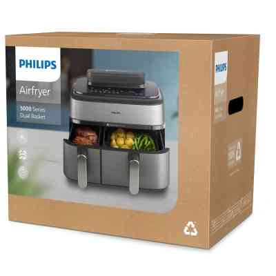 Мультипіч Philips Dual Basket Airfryer 5000 Series (NA555/00) Вінниця