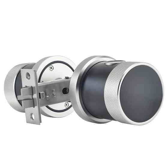 Замок біометричний автономний Trinix TRL-5106BTF Silver з Bluetooth, зчитувачем відбитків пальців і карт Mifare (65-00022) Киев