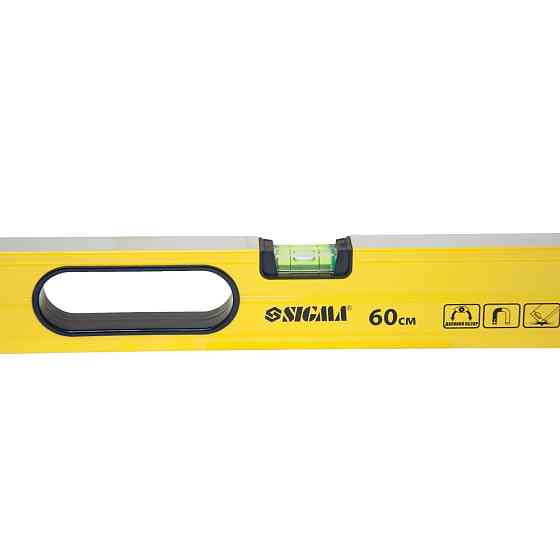 Sigma Уровень магнитный 3 капсулы + глазок 60см SIGMA (3732061) Київ
