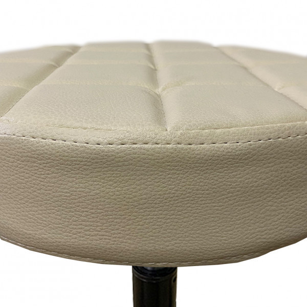 Стул для мастера без спинки Йола на черной ножке Слоновая кость Киев - изображение 2