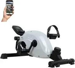 Велотренажер Skandika Trenażer Rowerowy Liten Bluetooth Mini Rower Treningowy Do Ćwiczeń Rąk I Nóg Szary Київ