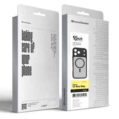 Чехол для мобильного телефона Armorstandart Lush MagCase Apple iPhone 17 Pro Max Black (ARM87497) Винница