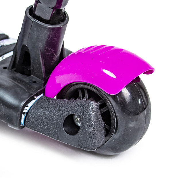 Дитячий самокат з сидінням та батьківською ручкою Scooter 5 в 1 з малюнком Маки Одеса - фото 4