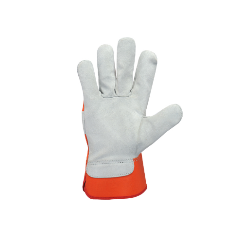 Рукавички 4573 краги спилок/червона тканина р.10(XL) манжет крага ДКГ Житомир - фото 2