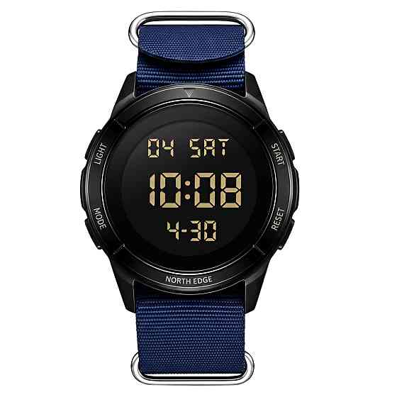 Чоловічий наручний годинник North Edge Terrax Special Blue з компасом, 2 ремінці ( 12387 ) Харків