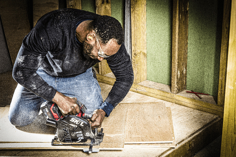 Пилка циркулярная бесщеточная аккумуляторная, SKIL 3571 CA XP + аккумулятор 4,0 Ah + зарядное устройство SW1E3571CA+BC1E3111AA Одесса - изображение 8