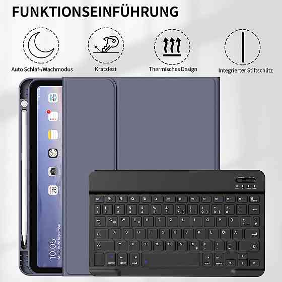 Чехол клавиатура для iPad A16 2025/iPad 10-го поколения (2022) A2696 / A2757 / A2777 Днепр