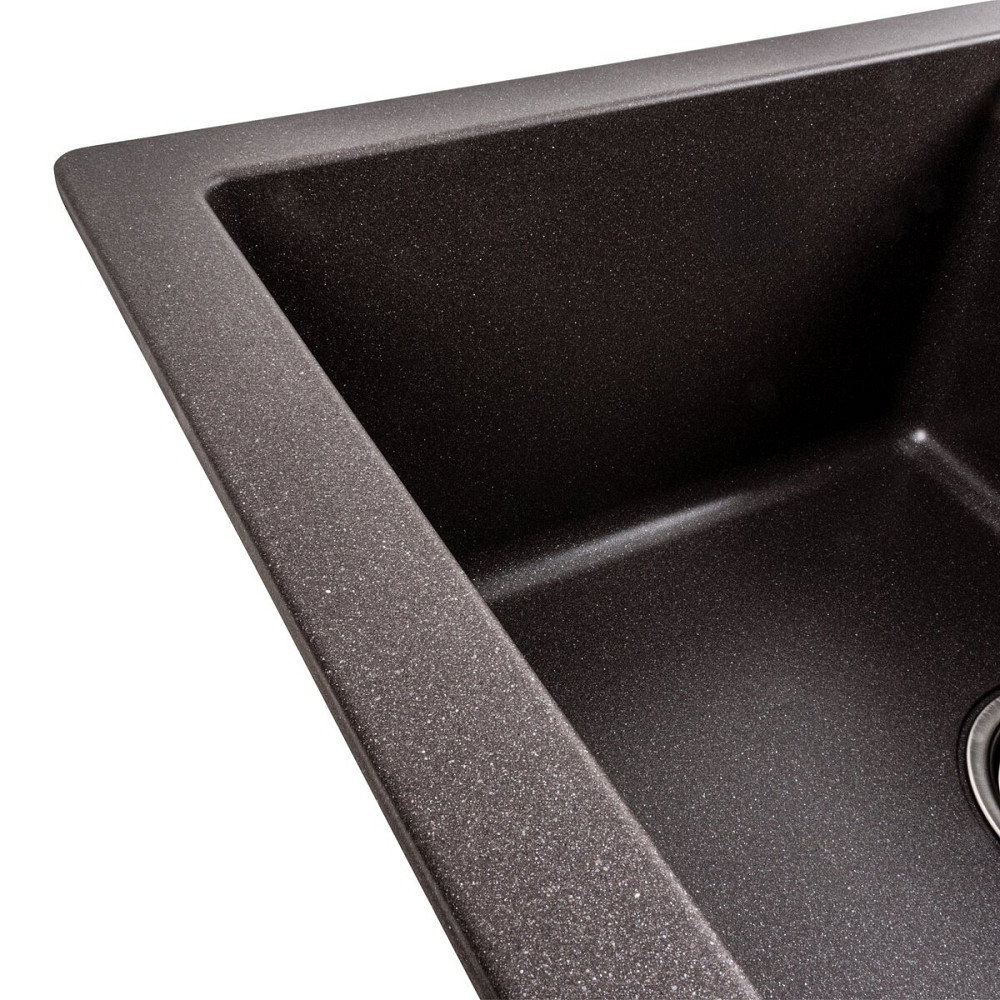 VALESO Гранітна мийка для кухні VALESO 7850W TOSKANA матовий Гренадін Киев - изображение 4