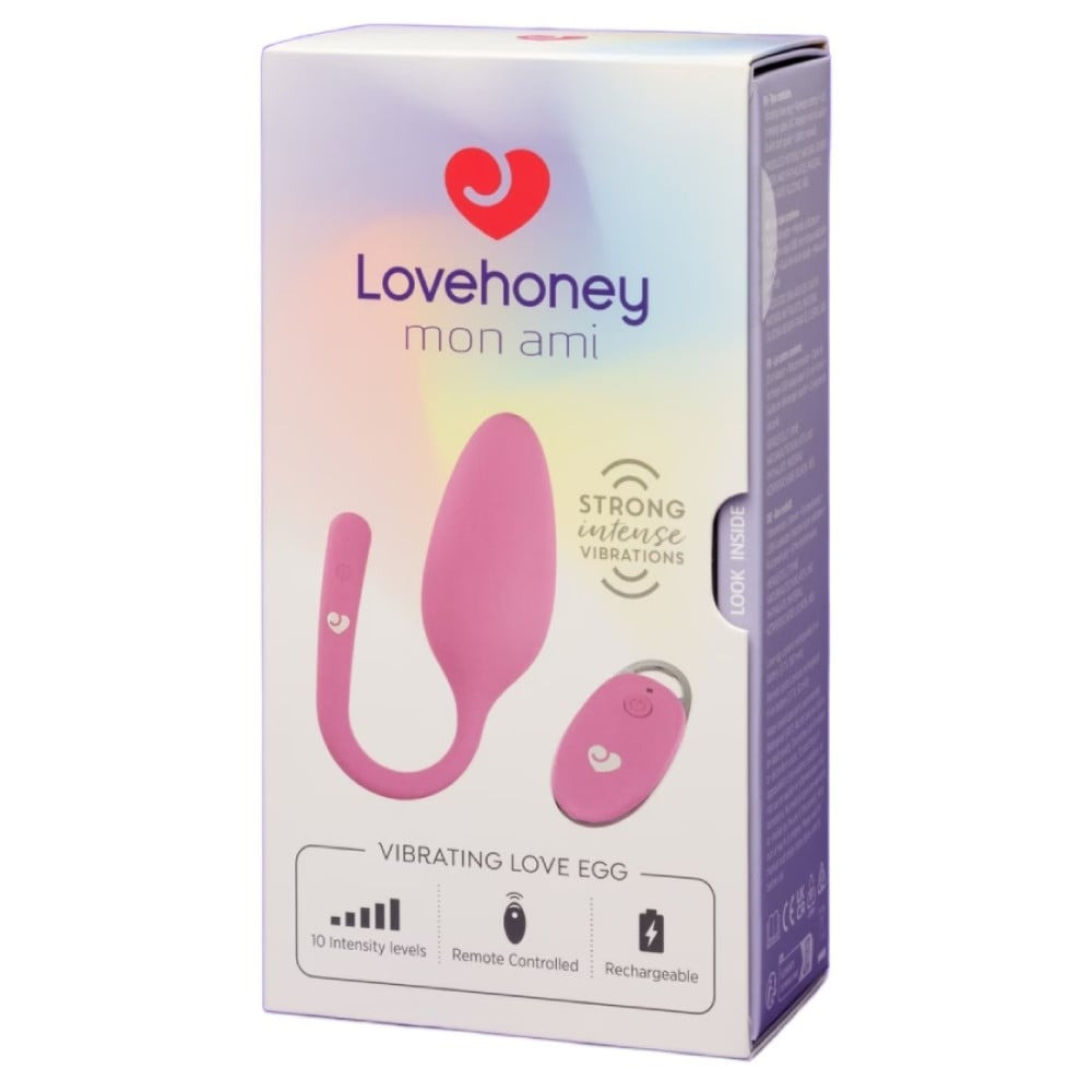 Виброяйцо с пультом дистанционного управления Lovehoney Mon Ami, розовое Sex Aura Киев - изображение 5