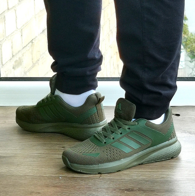 Кросівки Adidas Зелені Адідас BOOST Колір Хакі Жіночі Чоловічі (розміри: 36,37,38,39,40) Дніпро - фото 5