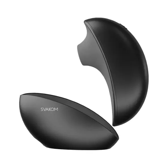 Вакуумний кліторальний смарт-стимулятор Svakom Pulse Galaxie Midnight Black, проєктор зоряного неба Львів