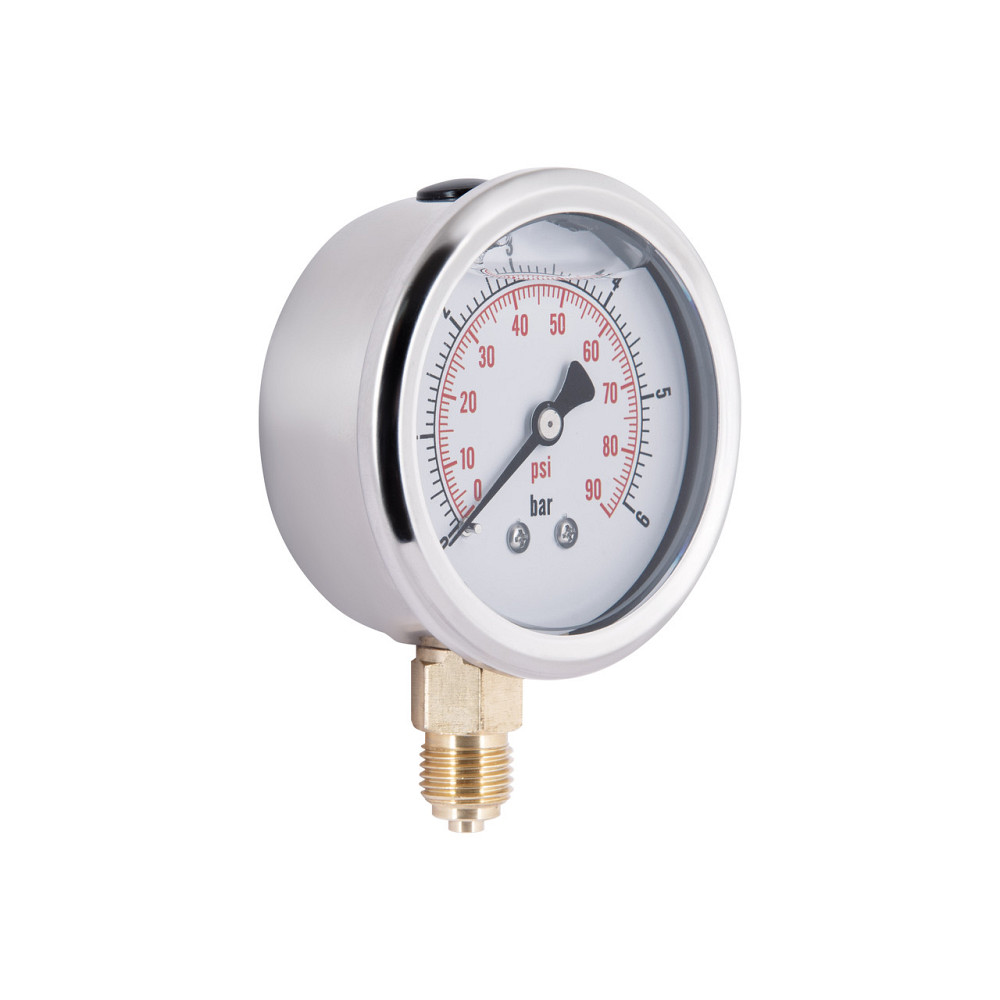 Манометр із гліцерином Thermo Alliance Forte 6 барів, 1/4"Н, нижнє під'єднання TAF170G6B Київ - фото 4