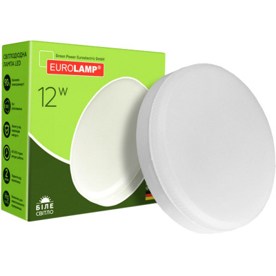 Лампочка Eurolamp LED GX53 12W 4000K (LED-GX53-1240(N)) Вінниця - фото 3