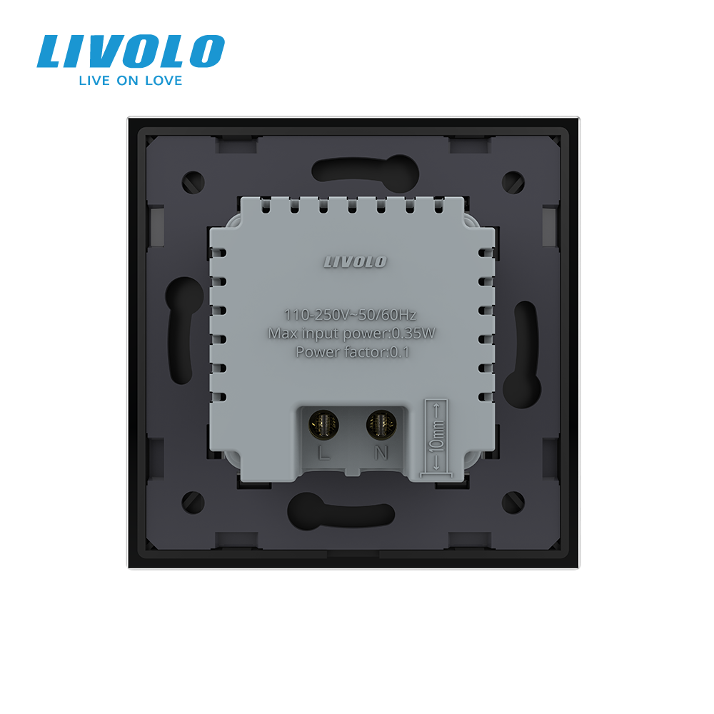 Cвітильник автоматичний для сходів підлоги датчик руху темряви, чорний матовий, 2700K, 220В, 0.35Вт, огляд 120°, затримка 40с, дальність 4м LIVOLO Коломия - фото 8